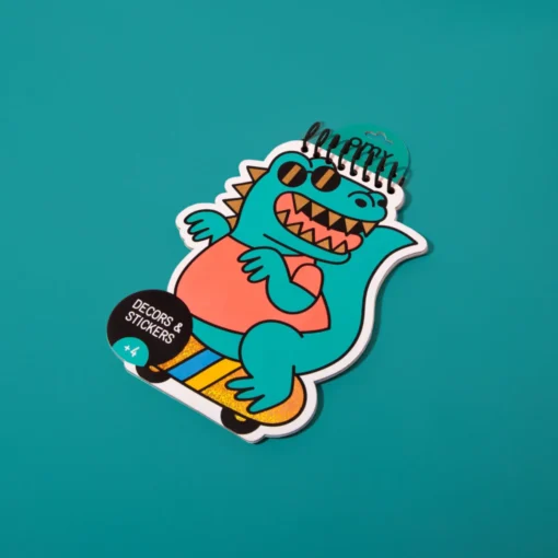 OMY sticker activiteitenboek dino, stickers, activiteitenboek, doeboek, dino, dinosaurus, omy, wonderzolder.nl