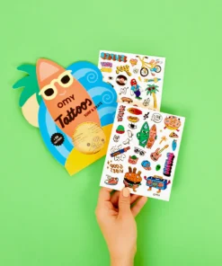 OMY tattoos surf en skate, tattoos, surfen, skate, plakstickers, omy, wonderzolder.nl