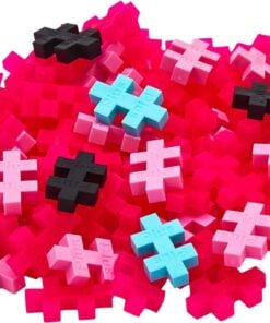Plus-plus tube flamingo 100 stuks, flamingo, bouwspeelgoed, 100 stuks, creatief speelgoed, plus-plus, wonderzolder.nl