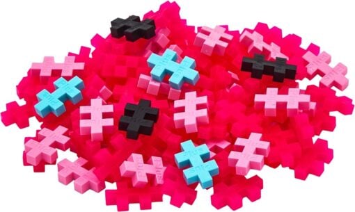 Plus-plus tube flamingo 100 stuks, flamingo, bouwspeelgoed, 100 stuks, creatief speelgoed, plus-plus, wonderzolder.nl