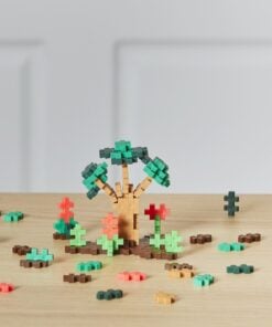 Plus-plus tube jungle 100 stuks, jungle, bouwspeelgoed, 100 stuks, creatief speelgoed, plus-plus, wonderzolder.nl