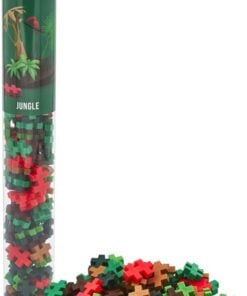 Plus-plus tube jungle 100 stuks, jungle, bouwspeelgoed, 100 stuks, creatief speelgoed, plus-plus, wonderzolder.nl