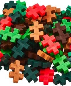 Plus-plus tube jungle 100 stuks, jungle, bouwspeelgoed, 100 stuks, creatief speelgoed, plus-plus, wonderzolder.nl