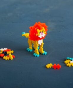 Plus-plus tube leeuw 100 stuks, leeuw, lion, transport, bouwspeelgoed, 100 stuks, creatief speelgoed, plus-plus, wonderzolder.nl