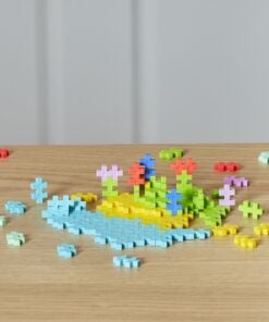 Plus-plus tube tropical 100 stuks, tropical, bouwspeelgoed, 100 stuks, creatief speelgoed, plus-plus, wonderzolder.nl