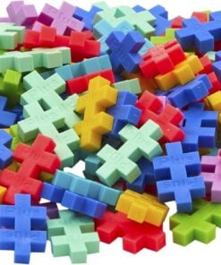 Plus-plus tube tropical 100 stuks, tropical, bouwspeelgoed, 100 stuks, creatief speelgoed, plus-plus, wonderzolder.nl