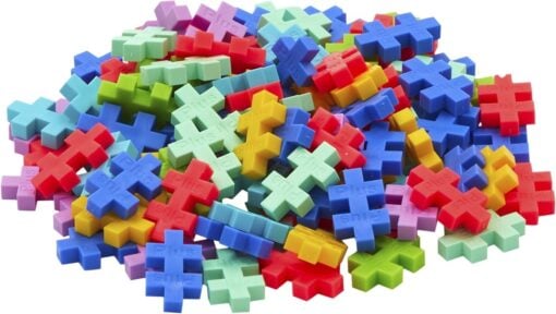 Plus-plus tube tropical 100 stuks, tropical, bouwspeelgoed, 100 stuks, creatief speelgoed, plus-plus, wonderzolder.nl