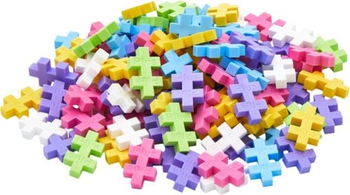 Plus-plus tube pastel 100 stuks, pastel, bouwspeelgoed, 100 stuks, creatief speelgoed, plus-plus, wonderzolder.nl