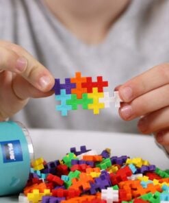 Plus-plus tube regenboog 100 stuks, regenboog, rainbow, bouwspeelgoed, 100 stuks, creatief speelgoed, plus-plus, wonderzolder.nl