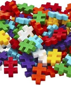 Plus-plus tube regenboog 100 stuks, regenboog, rainbow, bouwspeelgoed, 100 stuks, creatief speelgoed, plus-plus, wonderzolder.nl