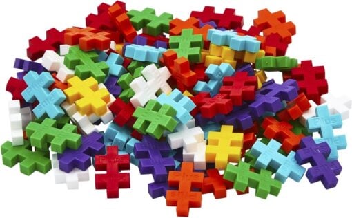 Plus-plus tube regenboog 100 stuks, regenboog, rainbow, bouwspeelgoed, 100 stuks, creatief speelgoed, plus-plus, wonderzolder.nl