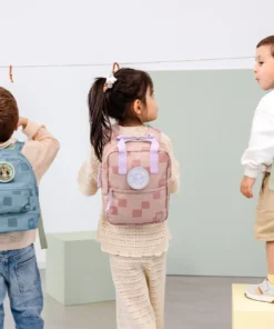 lassig mini square rugzak pattern party rose, rugzak, rugtas, kindertas, mini square, pattern, party rose, roze, lassig, wonderzolder.nl