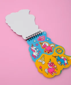 OMY sticker activiteitenboek lily, stickers, activiteitenboek, doeboek, lily, unicorn, eenhoorn, omy, wonderzolder.nl