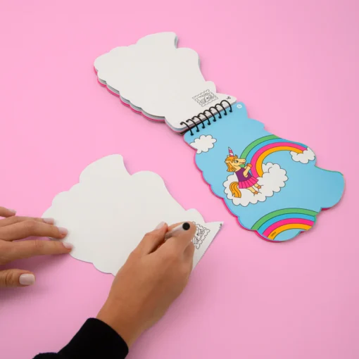 OMY sticker activiteitenboek lily, stickers, activiteitenboek, doeboek, lily, unicorn, eenhoorn, omy, wonderzolder.nl