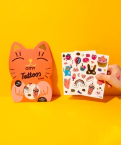 OMY tattoos kawaii, tattoos, kawaii, plakstickers, omy, wonderzolder.nl