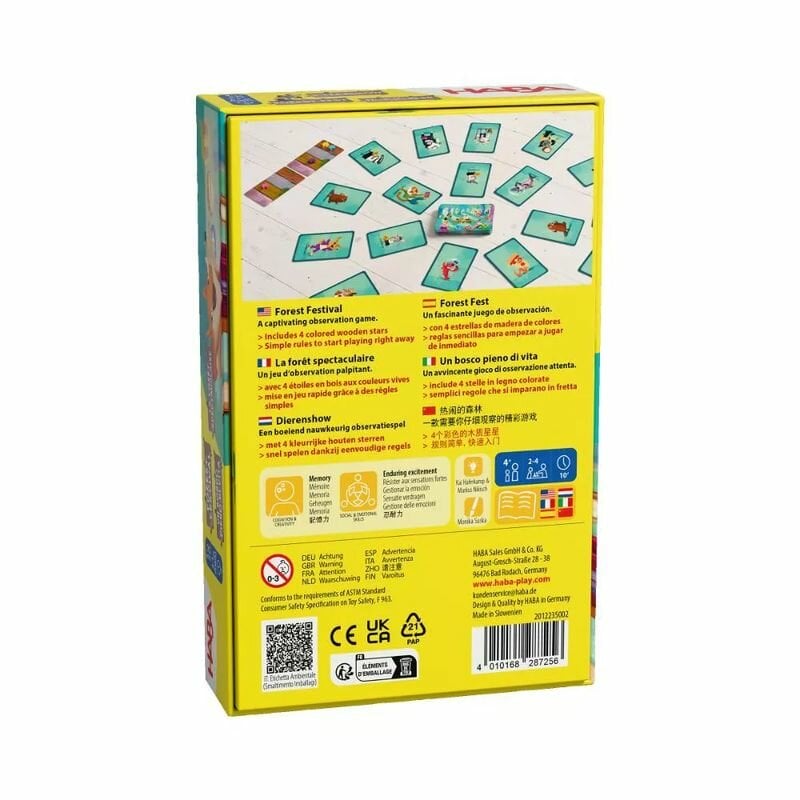 Haba Forest Festival, spelletje, kinderspel, familiespel, haba, duurzaam, forest festival, wonderzolder.nl