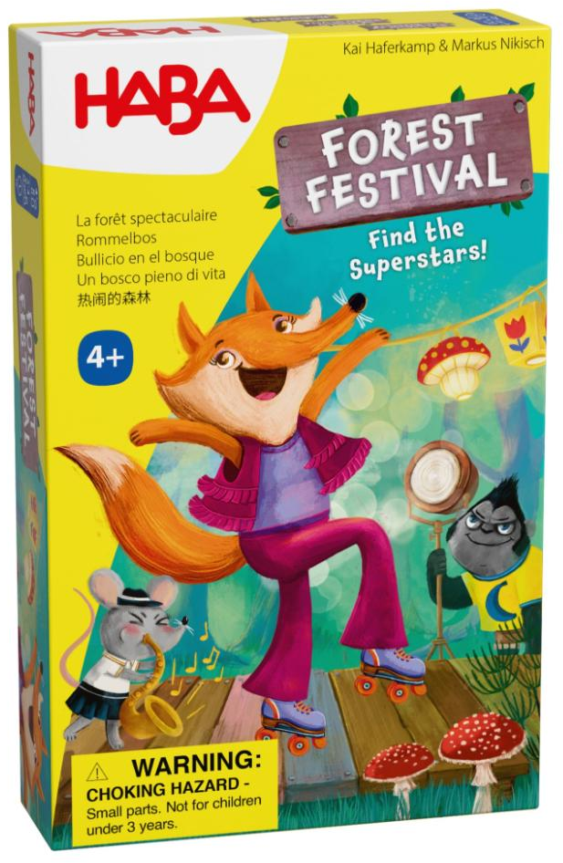 Haba Forest Festival, spelletje, kinderspel, familiespel, haba, duurzaam, forest festival, wonderzolder.nl