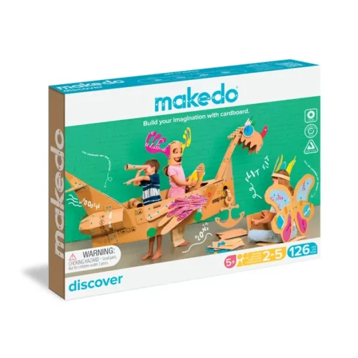 Makedo discover set, makedo, bouwen, karton, schroeven, recycle, wonderzolder.nl