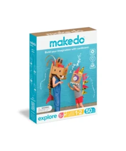 Makedo explore set, makedo, bouwen, karton, schroeven, recycle, wonderzolder.nl