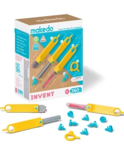 Makedo invent set, makedo, bouwen, karton, schroeven, recycle, wonderzolder.nl
