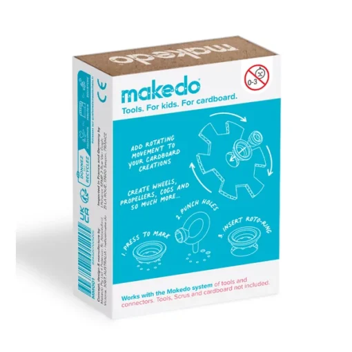 Makedo Roto Ring, bouwen met karton, educatief, gerecyled, makedo, wonderzolder.nl