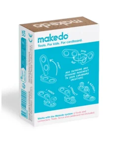 Makedo Spin Hinge, bouwen met karton, educatief, gerecyled, scharnier, makedo, wonderzolder.nl