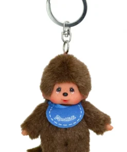 Monchhichi sleutelhanger, sleutelhanger, roze slab, blauwe slab, rode slab, monchhichi, wonderzolder.nl