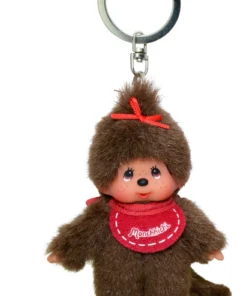 Monchhichi sleutelhanger, sleutelhanger, roze slab, blauwe slab, rode slab, monchhichi, wonderzolder.nl