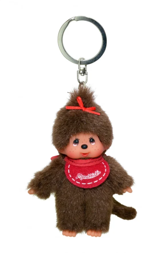Monchhichi sleutelhanger, sleutelhanger, roze slab, blauwe slab, rode slab, monchhichi, wonderzolder.nl