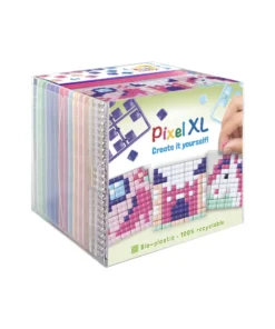 Pixel XL sprookje, Pixelhobby, pixel, sprookje, kasteel, unicorn, creatief, knutselen, wonderzolder.nl