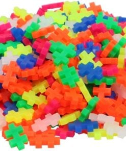 Plus-Plus neon 600 stuks, bouwstenen, bouwspeelgoed, educatief speelgoed, neon, 600 stuks, plus-plus, wonderzolder.nl
