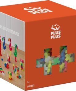 Plus-Plus neon 600 stuks, bouwstenen, bouwspeelgoed, educatief speelgoed, neon, 600 stuks, plus-plus, wonderzolder.nl