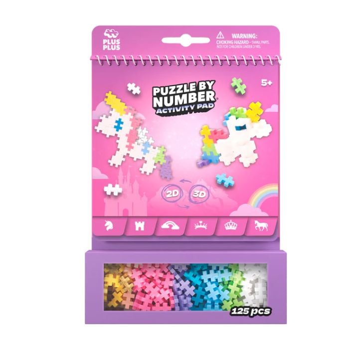 Plus-plus activity pad fairy thale, bouwspeelgoed, activity pad, fairy tale, unicorn, sprookjes, bouwsteentjes, plus-plus, wonderzolder.nl