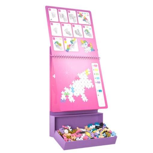 Plus-plus activity pad fairy thale, bouwspeelgoed, activity pad, fairy tale, unicorn, sprookjes, bouwsteentjes, plus-plus, wonderzolder.nl