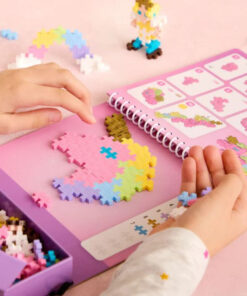 Plus-plus activity pad fairy thale, bouwspeelgoed, activity pad, fairy tale, unicorn, sprookjes, bouwsteentjes, plus-plus, wonderzolder.nl