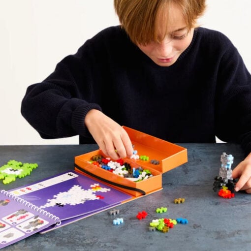 Plus-plus activity pad ruimte, bouwspeelgoed, activity pad, ruimte, raket, planeet, bouwsteentjes, plus-plus, wonderzolder.nl