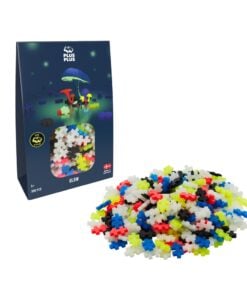 plus-plus glow 300 stuks, bouwstenen, bouwspeelgoed, educatief speelgoed, 300 stuks, glow, glow in de dark, plus-plus, wonderzolder.nl