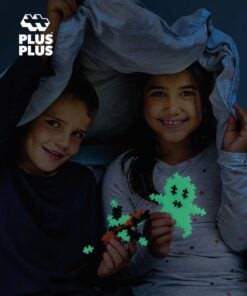 plus-plus glow 300 stuks, bouwstenen, bouwspeelgoed, educatief speelgoed, 300 stuks, glow, glow in de dark, plus-plus, wonderzolder.nl