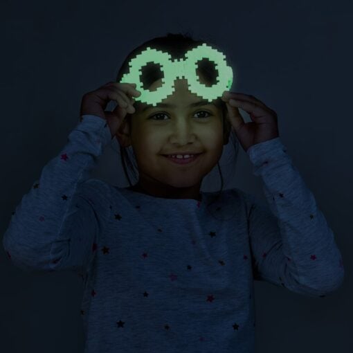 Plus-Plus glow 600 stuks, bouwstenen, bouwspeelgoed, educatief speelgoed, glow, glow in de dark, 600 stuks, plus-plus, wonderzolder.nl
