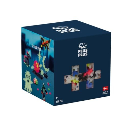 Plus-Plus glow 600 stuks, bouwstenen, bouwspeelgoed, educatief speelgoed, glow, glow in de dark, 600 stuks, plus-plus, wonderzolder.nl