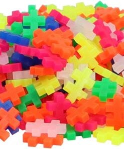 plus-plus neon 300 stuks, bouwstenen, bouwspeelgoed, educatief speelgoed, 300 stuks, neon, plus-plus, wonderzolder.nl
