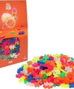 plus-plus neon 300 stuks, bouwstenen, bouwspeelgoed, educatief speelgoed, 300 stuks, neon, plus-plus, wonderzolder.nl