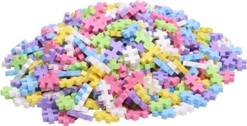 Plus-Plus pastel 600 stuks, bouwstenen, bouwspeelgoed, educatief speelgoed, pastelkleuren, pastel, 600 stuks, plus-plus, wonderzolder.nl