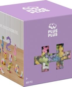 Plus-Plus pastel 600 stuks, bouwstenen, bouwspeelgoed, educatief speelgoed, pastelkleuren, pastel, 600 stuks, plus-plus, wonderzolder.nl