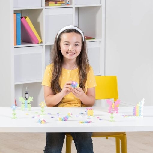 Plus-Plus pastel 600 stuks, bouwstenen, bouwspeelgoed, educatief speelgoed, pastelkleuren, pastel, 600 stuks, plus-plus, wonderzolder.nl