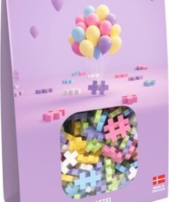 Plus-Plus pastel 300 stuks, pastel, kleuren, bouwstenen, bouwspeelgoed, educatief speelgoed, 300 stuks, plus-plus, wonderzolder.nl