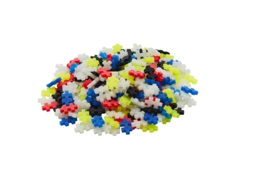 plus-plus glow 300 stuks, bouwstenen, bouwspeelgoed, educatief speelgoed, 300 stuks, glow, glow in de dark, plus-plus, wonderzolder.nl