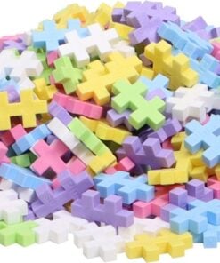 Plus-Plus pastel 300 stuks, pastel, kleuren, bouwstenen, bouwspeelgoed, educatief speelgoed, 300 stuks, plus-plus, wonderzolder.nl