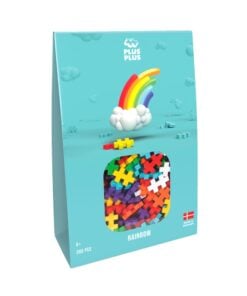 Plus-Plus regenboog 300 stuks, regenboog, kleuren, bouwstenen, bouwspeelgoed, educatief speelgoed, 300 stuks, plus-plus, wonderzolder.nl
