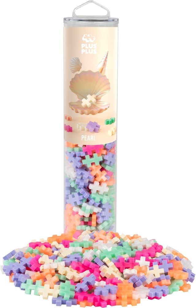 Plus-Plus tube pearl, 240 stuks, bouwstenen, bouwspeelgoed, educatief speelgoed, creatief speelgoed, duurzaam, plus-plus, wonderzolder.nl